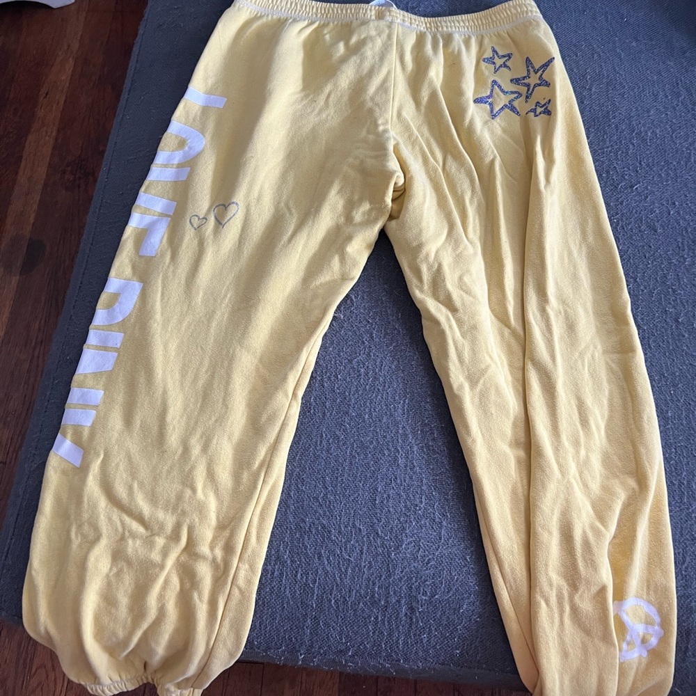 Pink crop sweatpants - Picture 2 of 6